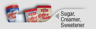 Sugar, Creamer & Sweetners