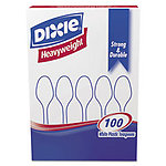 Dixie Heavyweight Plastic Utensils (100 Count Box)