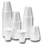 8 oz Styro  Coffee Cup (500 Count) Small Case