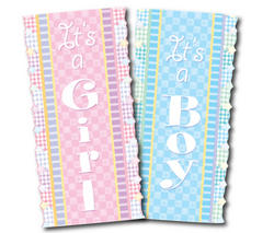 It's a Boy / It's a Girl Door Sign