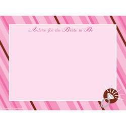 Bride To Be Advice Cards - 20 Count