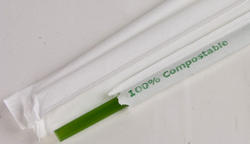 Eco Friendly Drinking Straws (Individually Wrapped)