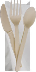 Eco Friendly Wrapped Cutlery Kit with Napkin