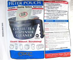 Filter Pouch Coffee Pot Cleaner - Cleans Without Scrubbing