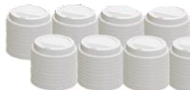 Caribou Coffee Lids (100 Count White)