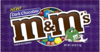 M&M's Dark Chocolate Candies