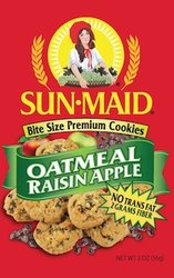 Sun-maid Oatmeal Raisin Apple Cookies