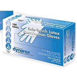 Safe-Touch Latex Gloves - 100 Count (From Medi-First)