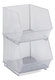 Silver Mesh Stacking Bins (3 Sizes)