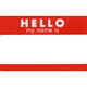 Hello My Name is... Name Tags - 100 Count