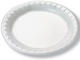 Styro Foam Plate - 9 Unlaminated (125 Pack)