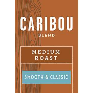 Caribou Blend Coffee - Medium (Whole Bean) 2.5 Pounds