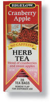 Bigelow Apple Cranberry Herbal Tea